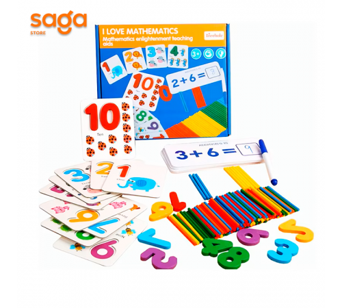 Деревянный Математика i love matematiks 200033