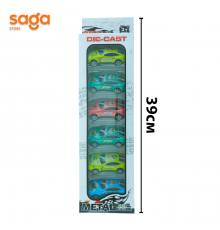 Набор металлических машинок в коробке-6шт.  355-6А (Dinosaur)