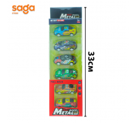 Набор металлических машинок в коробке-6шт.  6х 366-