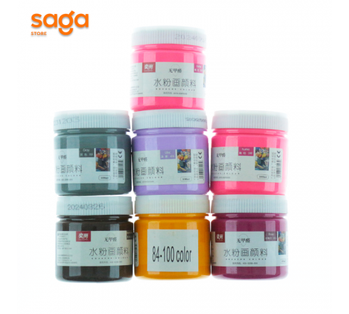 Краска гуашь в баночке 100мл.