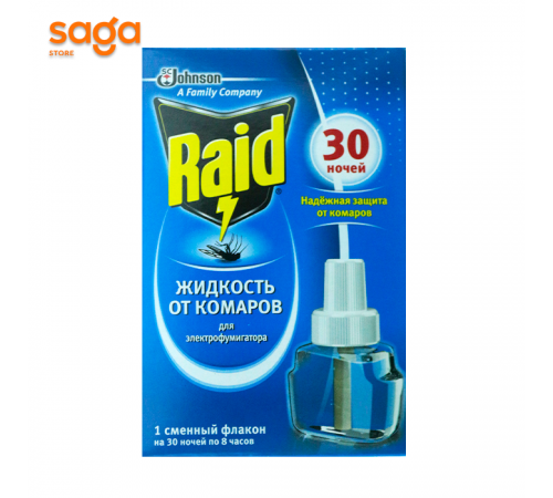 Жидкость от комаров для фумигатора Raid-жидкость 30 ночей