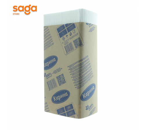 Полотенца бумажные укладка Карина, 230*225см, 200шт.