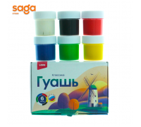 Краска гуашь "LORI" 6 цветов, 004.