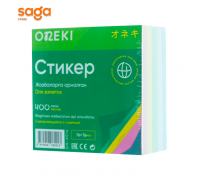 Бумага для записей/стикеры 400 листов, 76*76мм, 5цв.