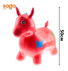 Батут ослик разноцветный, музыкальный.