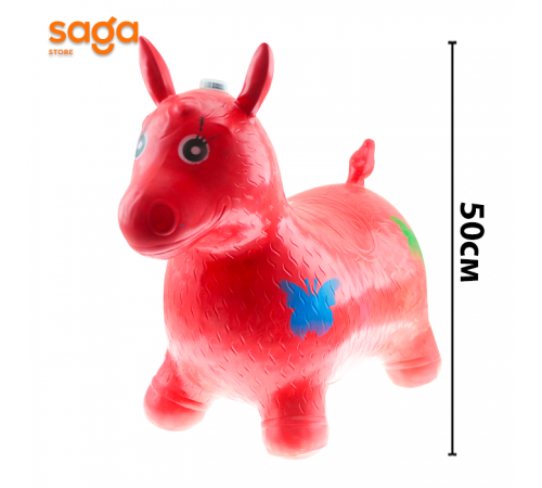 Батут ослик разноцветный, музыкальный.