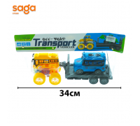 Машина перевёртыш "Автобус с прицепом" YM-1114.