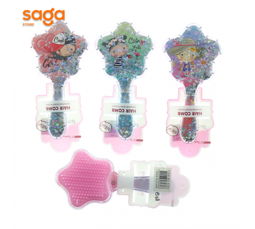 Расческа детская с блескам S060. 12/360