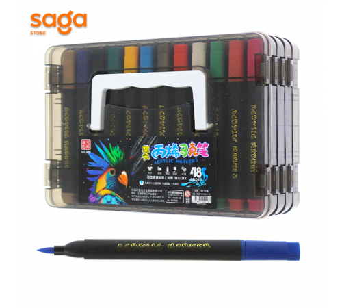 Маркеры акриловые 818-48цв 1/36