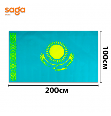 Флаг "Казахстан" 2х1 метр.