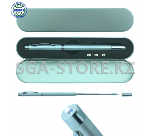 Ручка лазер указка 3в1