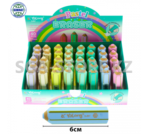 Стёрка-Ластик "Ya long", 40шт. YL-211520