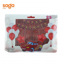 Надувные фольговые шарики и штор 23в1 (Туган кунинмен) 1/200