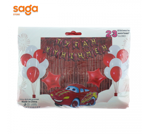 Надувные фольговые шарики и штор 23в1 (Туган кунинмен) 1/200