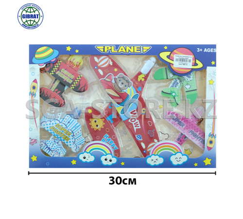 Самолет из пенопласта в коробке 2032