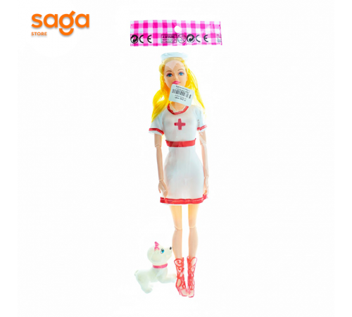 Кукла доктор с собачкой 8967.