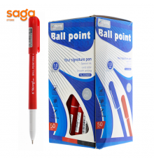 Ручка шариковая Yalong 222665 красный 1.0mm 50шт