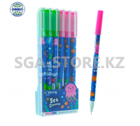 Ручка стираемая "Ya long", синяя, в упаковке-12шт. YL 237017.