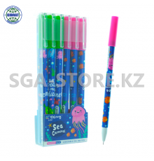 Ручка стираемая "Ya long", синяя, в упаковке-12шт. YL 237017.