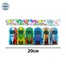 Машина металлическая, в наборе-6шт. 1002.