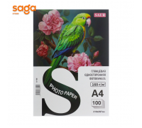 Глянцевая односторонняя фотобумага SAUR, А4/210*297мм, 160гр, в пачке-100л.