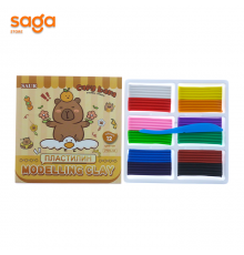 Пластилин 6цв Saur 7701-12.