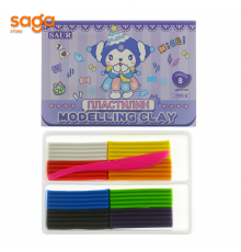 Пластилин 6цв Saur 7701-8.