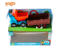 Машина музыкальная "Лёва Грузовичок с прицепом" 1/72 BB660-D