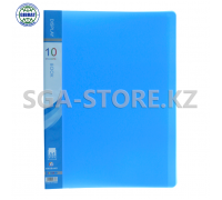 Файл пластиковый, с вкладышами, А4, 10л.