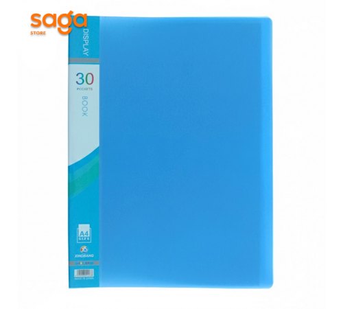 Файл пластиковый, с вкладышами, А4, 30л.