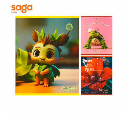 Тетрадь общая, формат-А5, 24 листов, в линейку. 2424