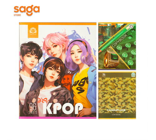 Тетрадь общая, формат-А5 96л Eler-Plast в клетку 1/80 9696