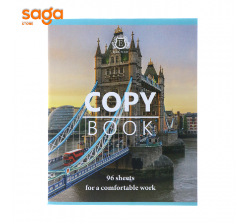 Тетрадь общая, формат-А5 96л Eler-Plast в клетку 1/80 9696