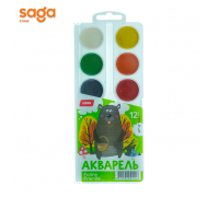 Краска акварельная LORI, 12цв. 002