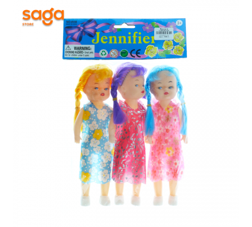 Кукла в салафане Jennifer 3х 803.