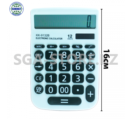 Калькулятор, 12-разрядный, КК 9132.