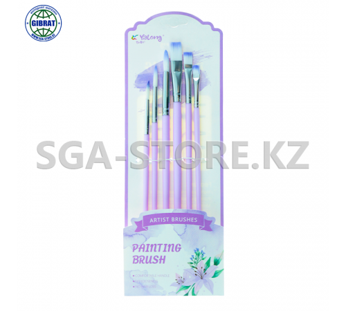 Художественные кисти "Ya long", в упаковке-6шт. YL 233708.