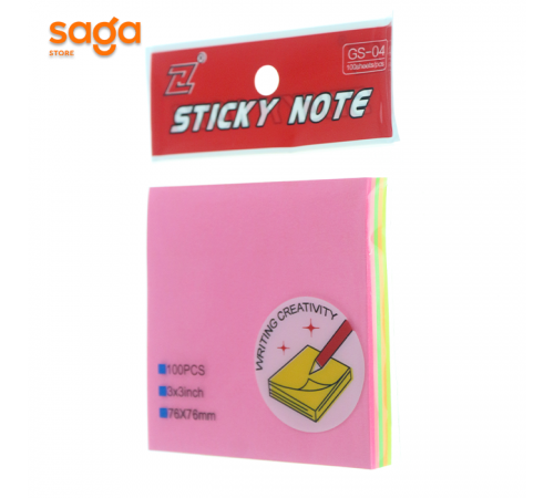 Бумага для записей/стикеры  76*76мм, 100л.