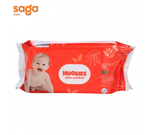 Салфетки влажные  Huggies 56шт