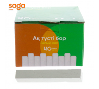 Мел школьный "ONEKI", цвет-белый, в упаковке-40шт.