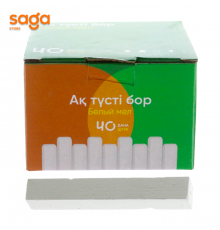 Мел школьный "ONEKI", цвет-белый, в упаковке-40шт.