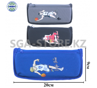 Школьный пенал "Баскетбол", количество отделений-2шт. 5860