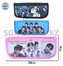 Школьный пенал "BTS", количество отделений-2шт. 5278
