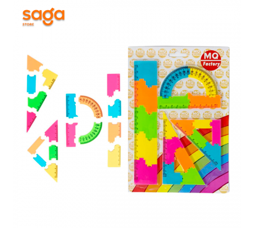 Линейки в наборе-4шт, пластиковый 20см, 1825.