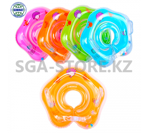 Надувной круг на шею для купания малышей