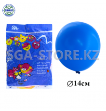 Шары надувные, разноцветные, размер-14см, в пакете-100шт.