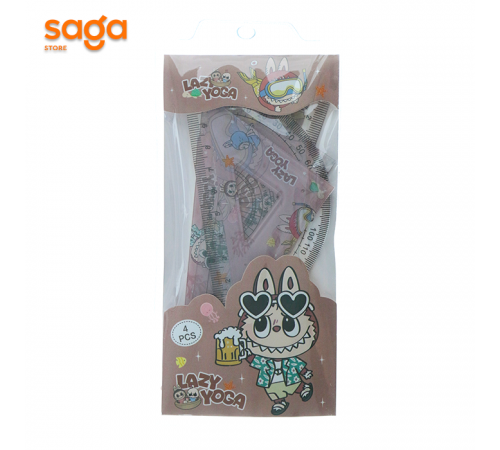 Линейки Лабубу в наборе-4шт, KD 15TC-SLD