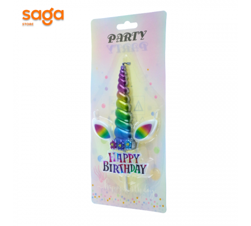 Топпер свеча ЕДИНОРОГ 0029.