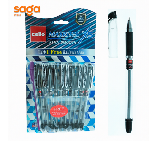 Ручки шариковая "Maxriter"черный , XS 10+1