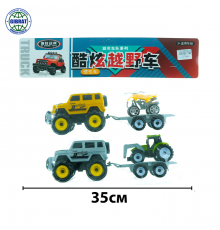 Машина Джип с прицепом 669-15